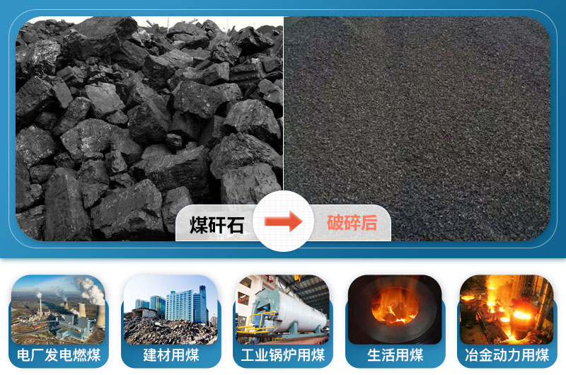 煤矸石破碎后應用領域 煤矸石破碎后應用領域